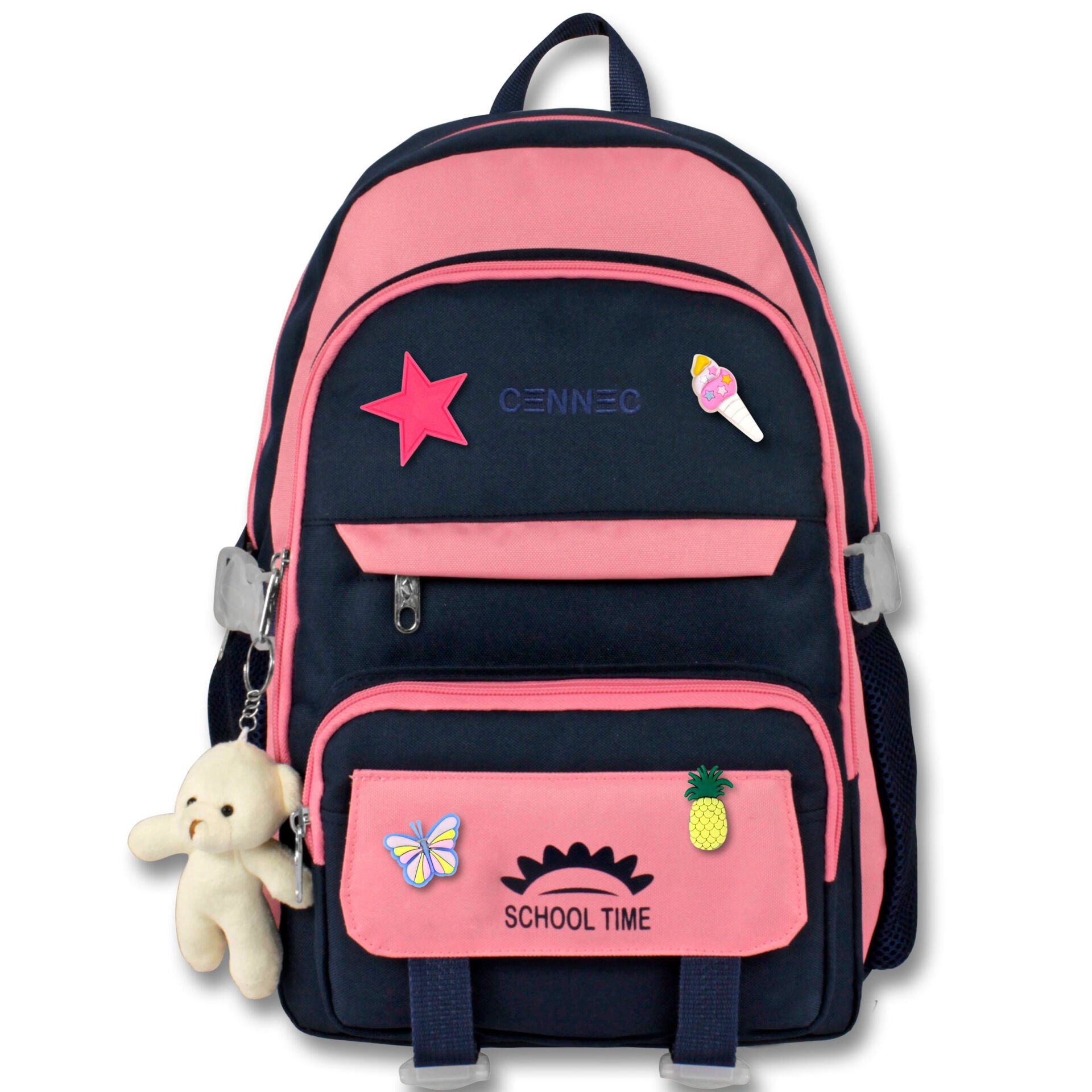 5074 Cennec Çok Bölmeli Okul Sırt Çantası