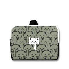 4248 Cennec Sevimli Kedi Yatay Tablet Çantası