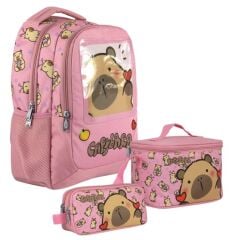 5212 Capybara Okul Çanta Seti