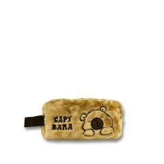 5248 Capybara Kahverengi  Peluş Büyük Boy Kalem Çantası