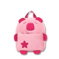 5249 Capybara Pembe Günlük Peluş Sırt Çantası