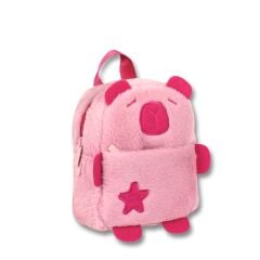 5249 Capybara Pembe Günlük Peluş Sırt Çantası