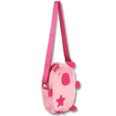 5250 Capybara Pembe Günlük Peluş Çapraz Çanta