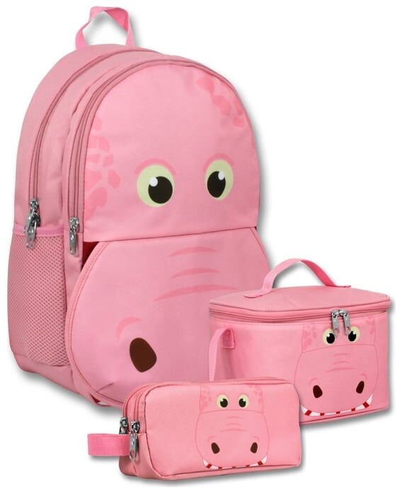 6030 Cennec Pembe Hipopotam Sırt Çantası Seti