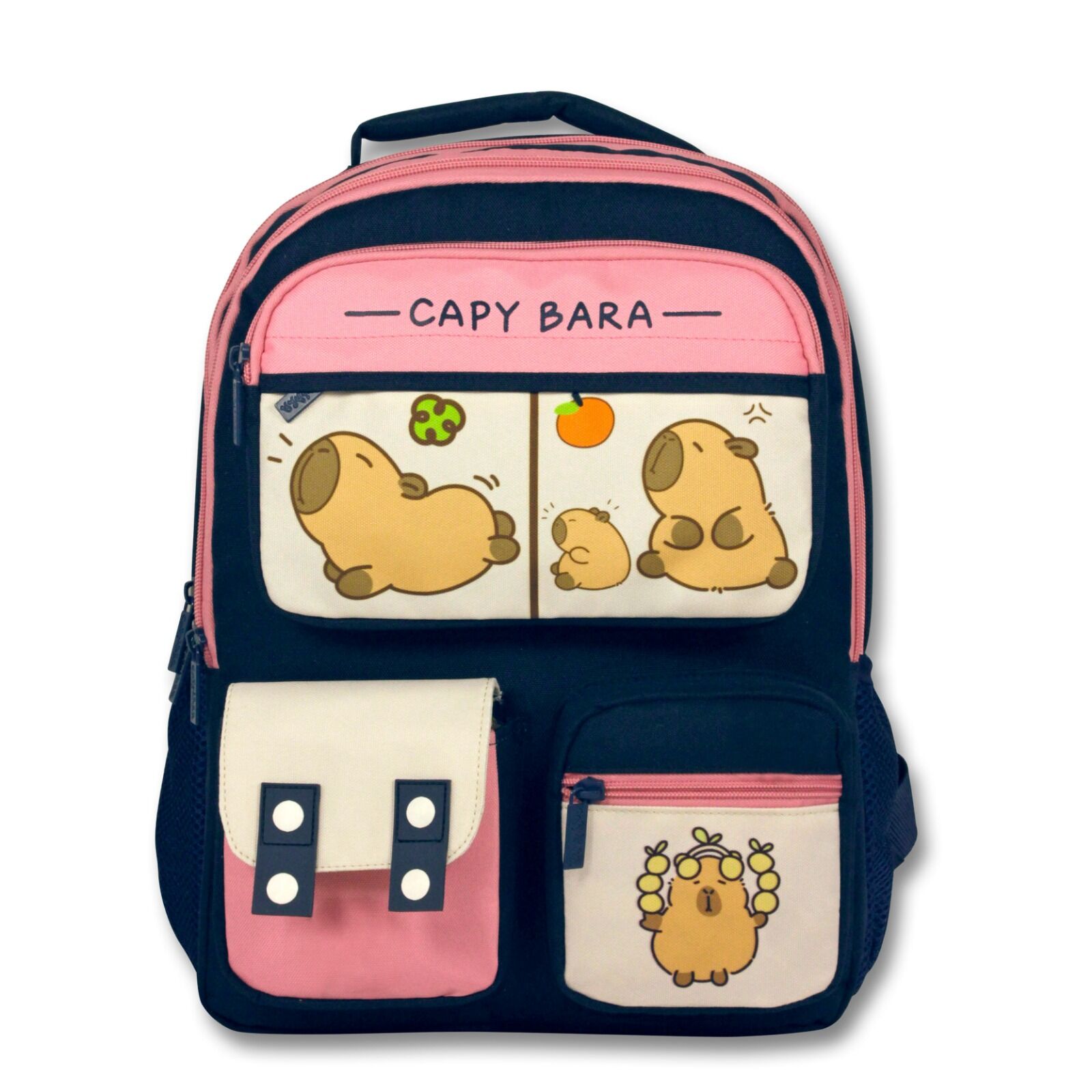 6212 Capybara Laci Çok Cepli Sırt Çantası